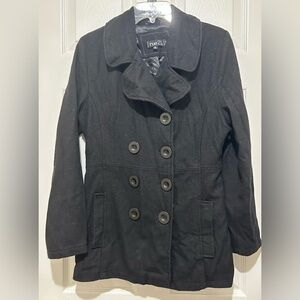 Rue21 Women's Classic Black Peacoat